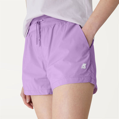 Shorts Woman MARCELLA NY STRETCH CHINO VIOLET PEONIA Detail Double				