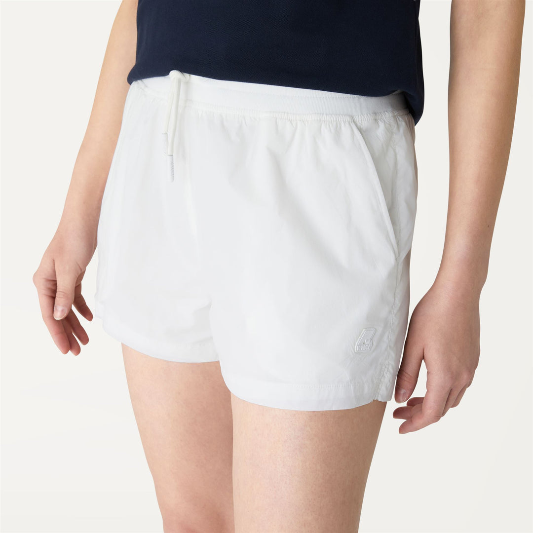 Shorts Woman MARCELLA NY STRETCH CHINO WHITE Detail Double				