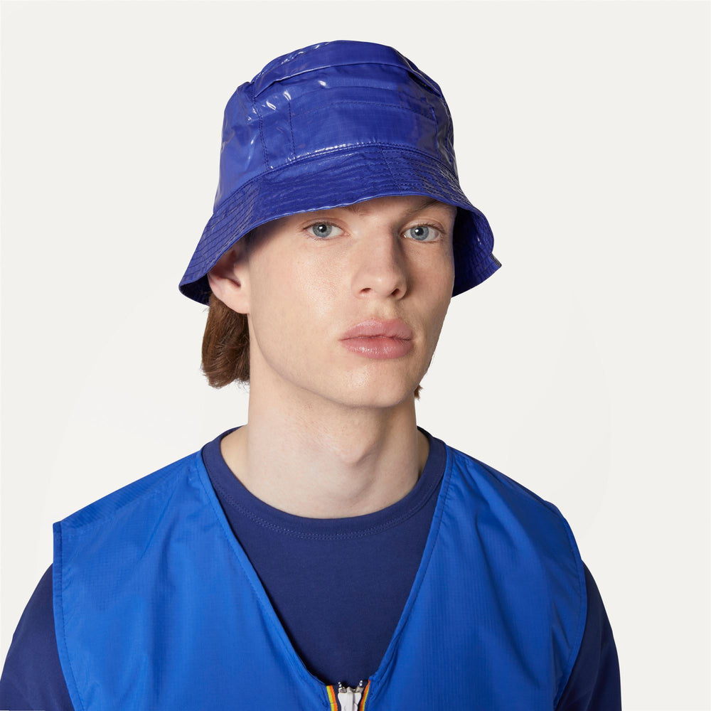 Headwear Unisex PASCAL LIGHT GLASS RIPSTOP Hat BLUE ROYAL Detail (jpg Rgb)			