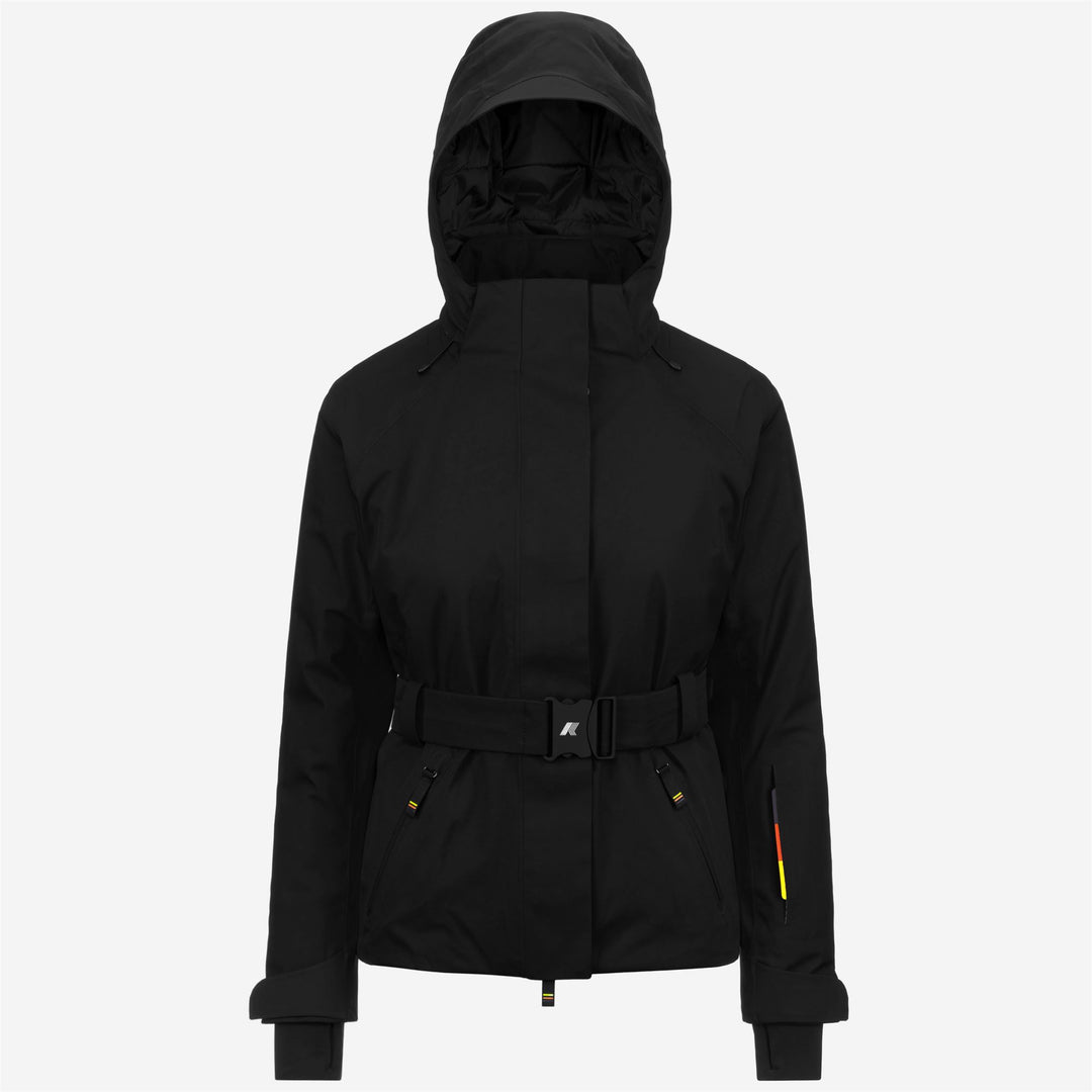 Jackets Woman CHEVRIL MICRO TWILL 2 LAYERS Mid BLACK PURE Photo (jpg Rgb)			