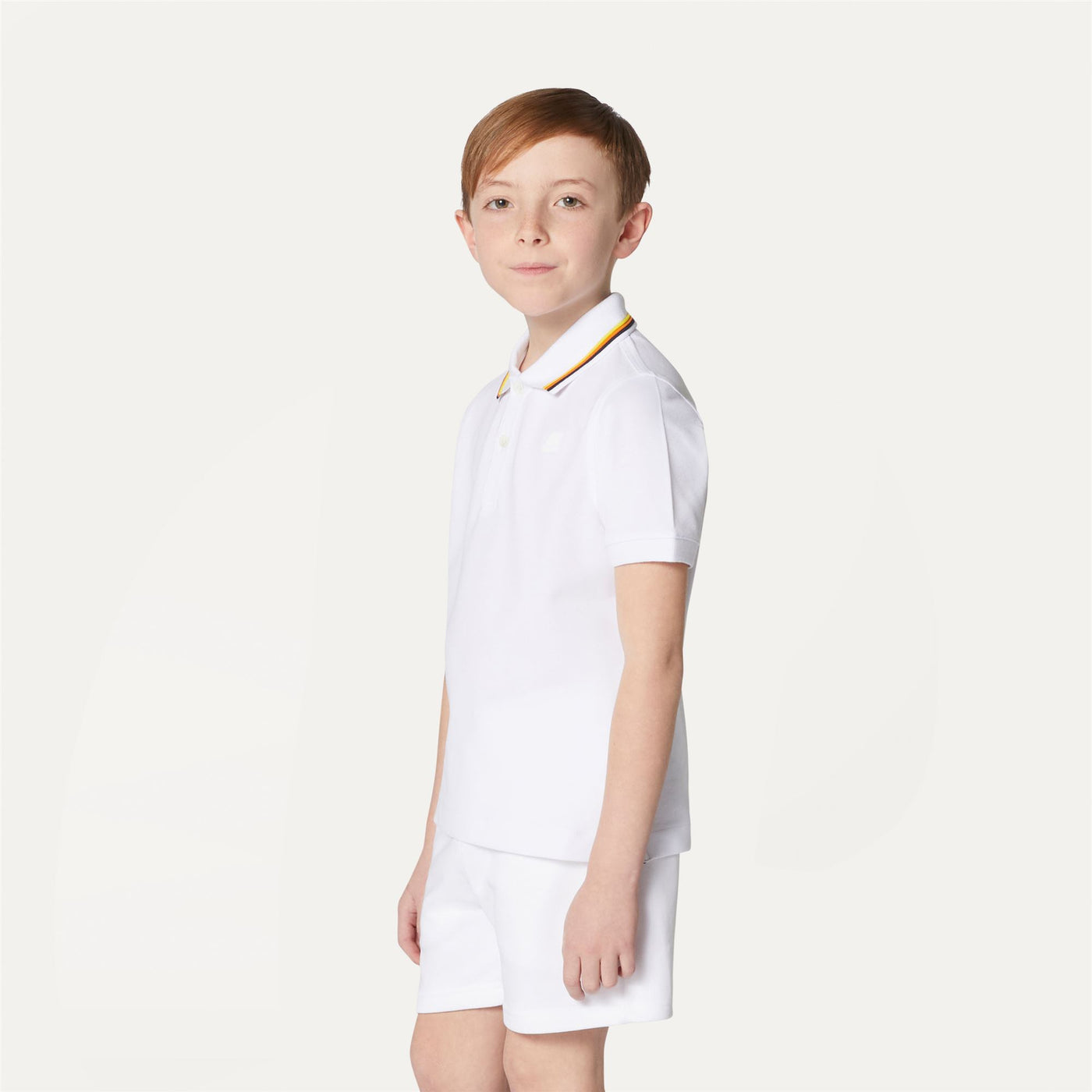 Polo Shirts Boy P. JUDE STRIPES Polo WHITE Detail (jpg Rgb)			