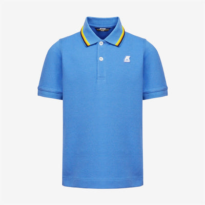 Polo Shirts Boy P. JUDE STRIPES Polo BLUE ULTRAMARINE Photo (jpg Rgb)			