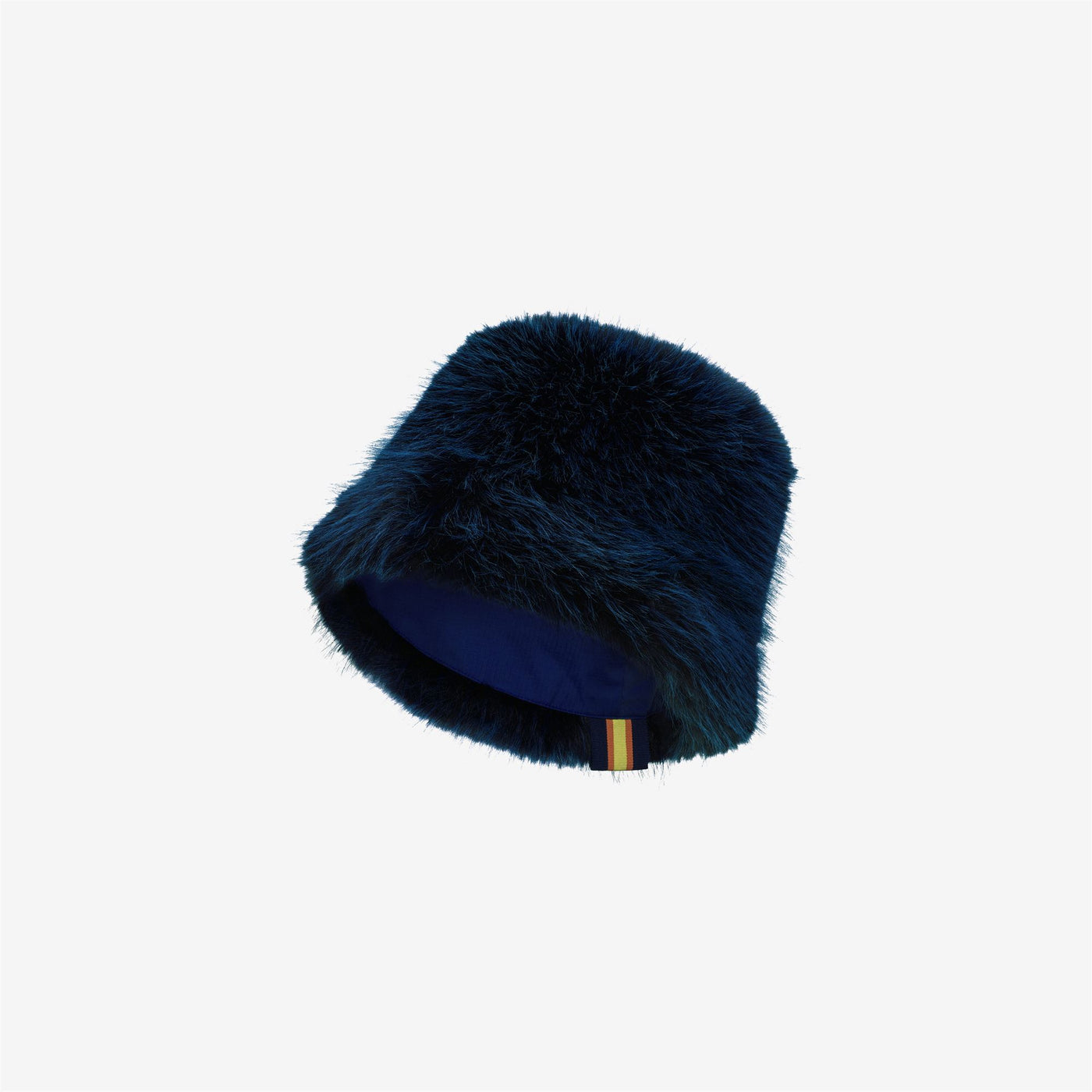 Headwear Unisex PASCALLE AMIABLE ECO FUR DOUBLE Hat BLACK PIRATE-BLUE FAUX FUR Photo (jpg Rgb)			