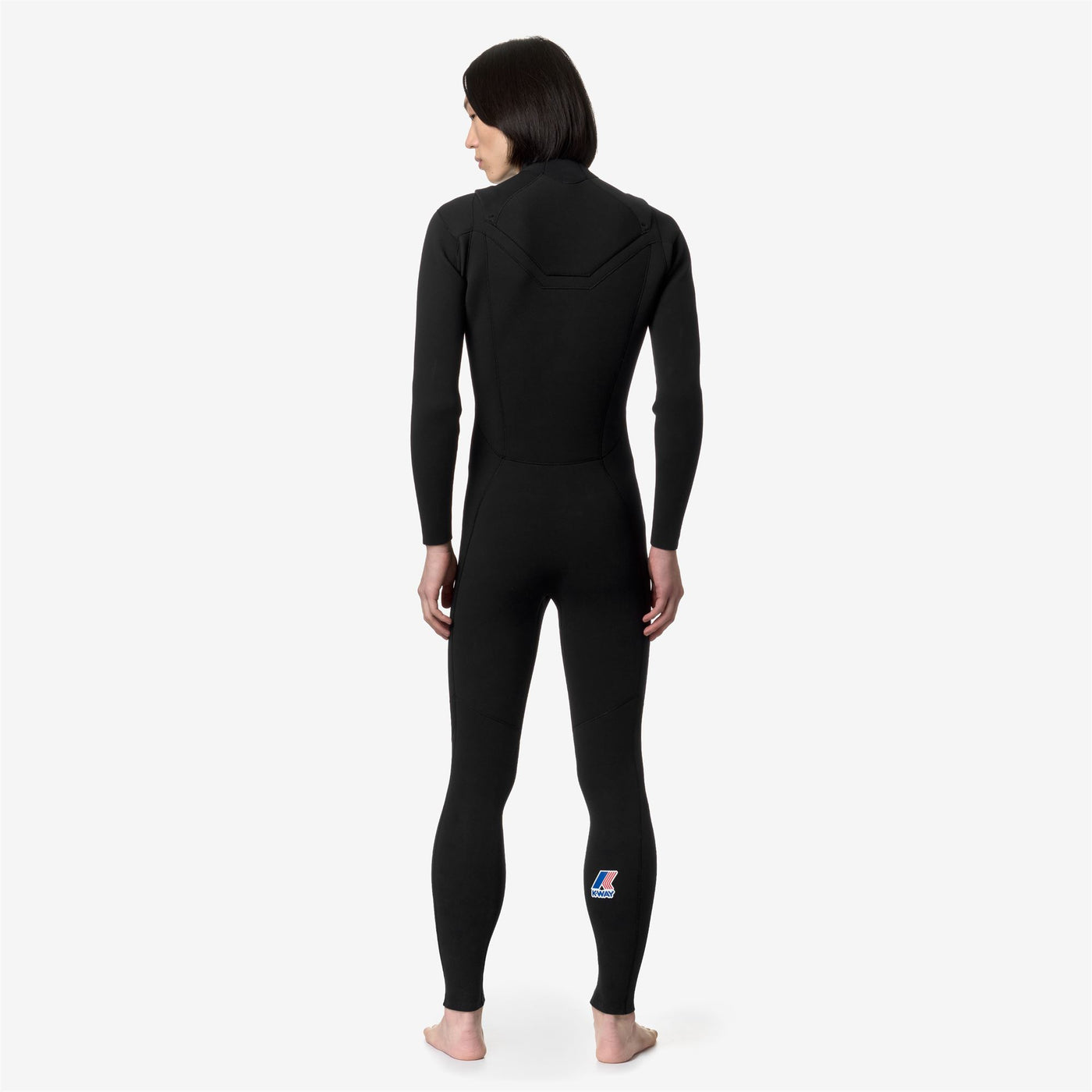 Wetsuits Unisex K-WAY LONG WETSUIT Long Wetsuit BLACK-BLACK Dressed Front Double		