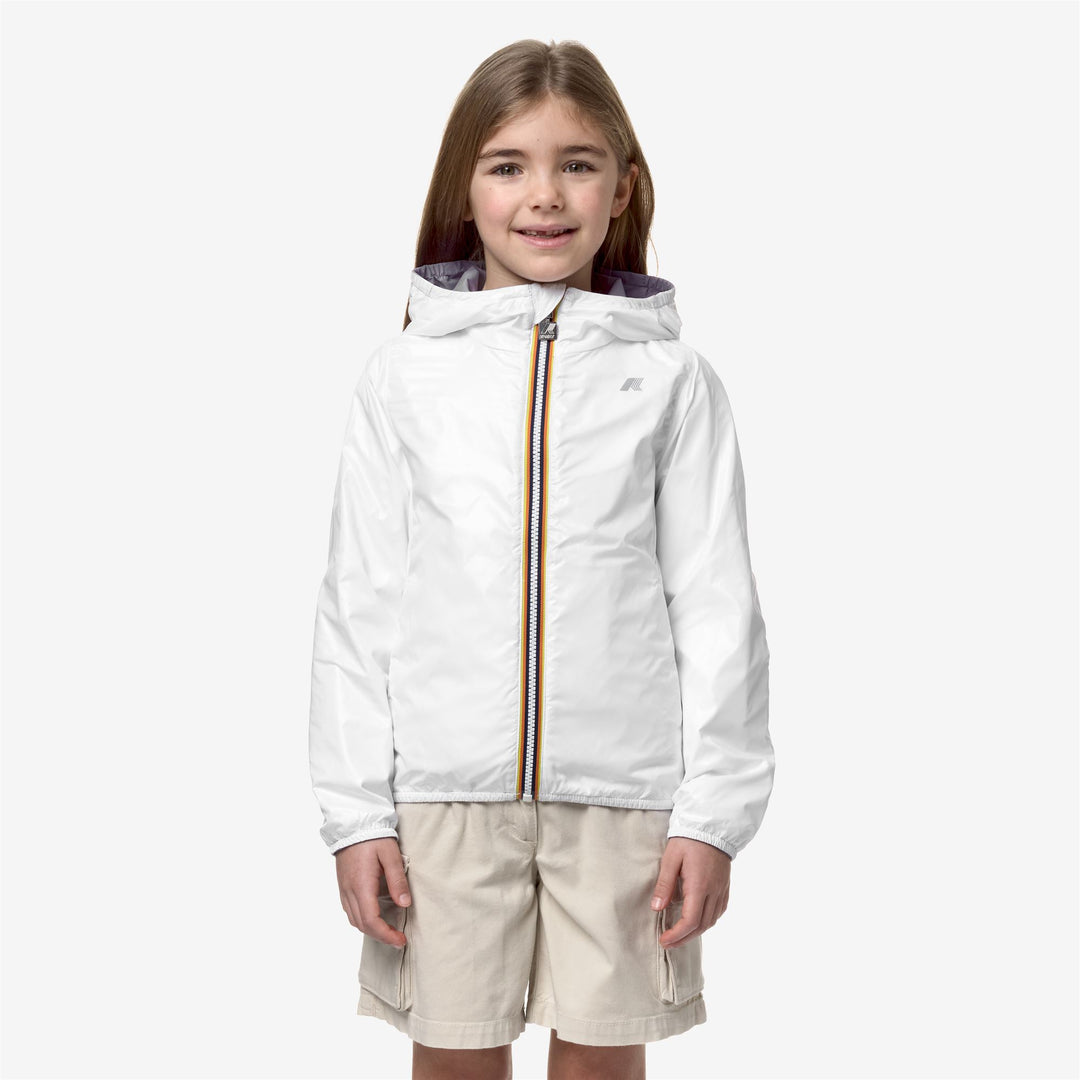Jackets Girl P. LILY PLUS.2 DOUBLE Short VIOLET G-WHITE Detail Double				
