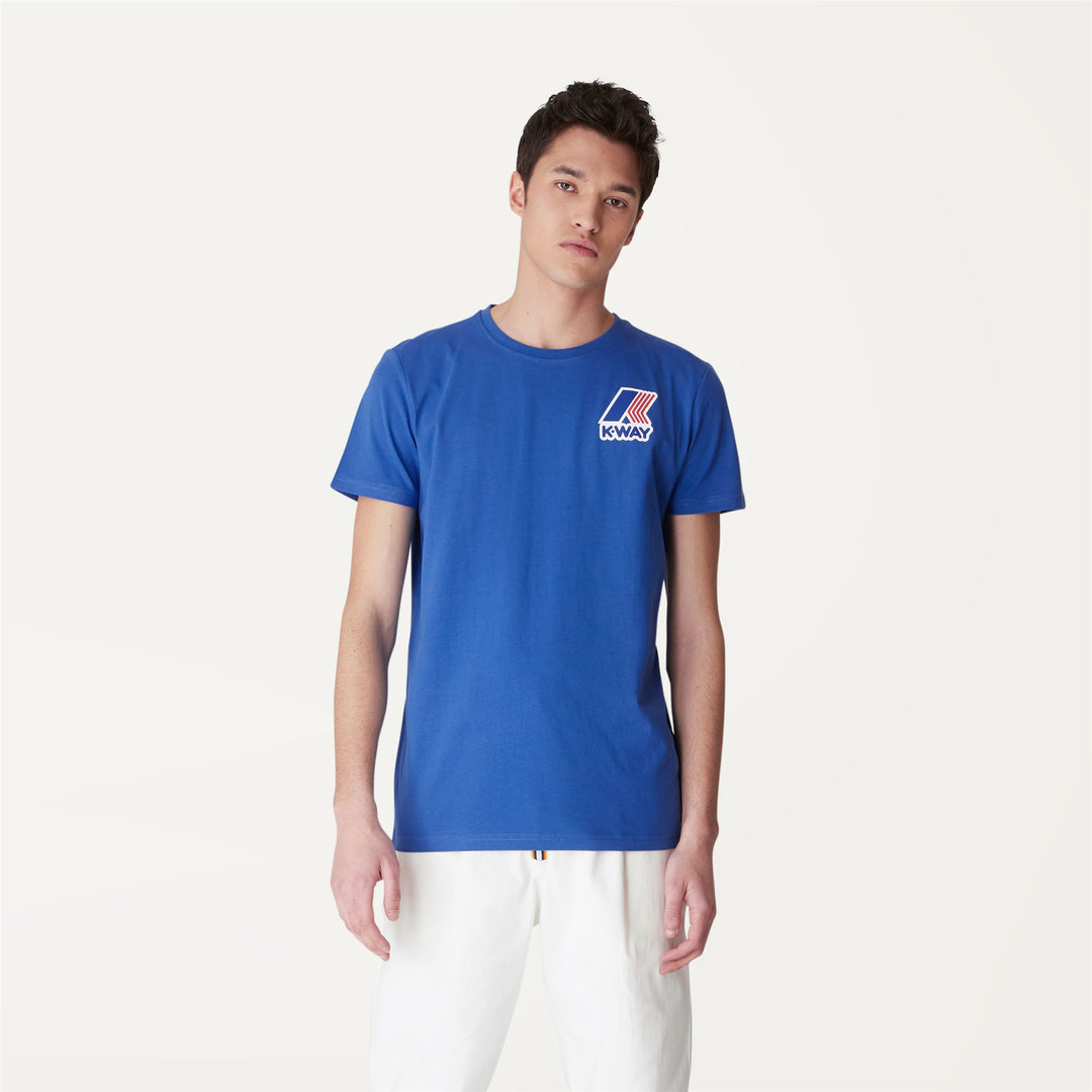 T-ShirtsTop Man PETE LOGO T-Shirt BLUE ROYAL MARINE Dressed Back (jpg Rgb)		