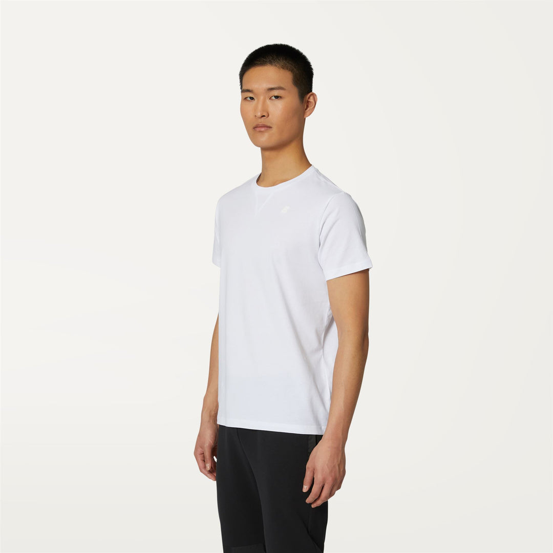 T-ShirtsTop Man EDWING ROUND SLEEVES THREE PACK T-Shirt WHITE-GREY MEL-BLACK Detail (jpg Rgb)			