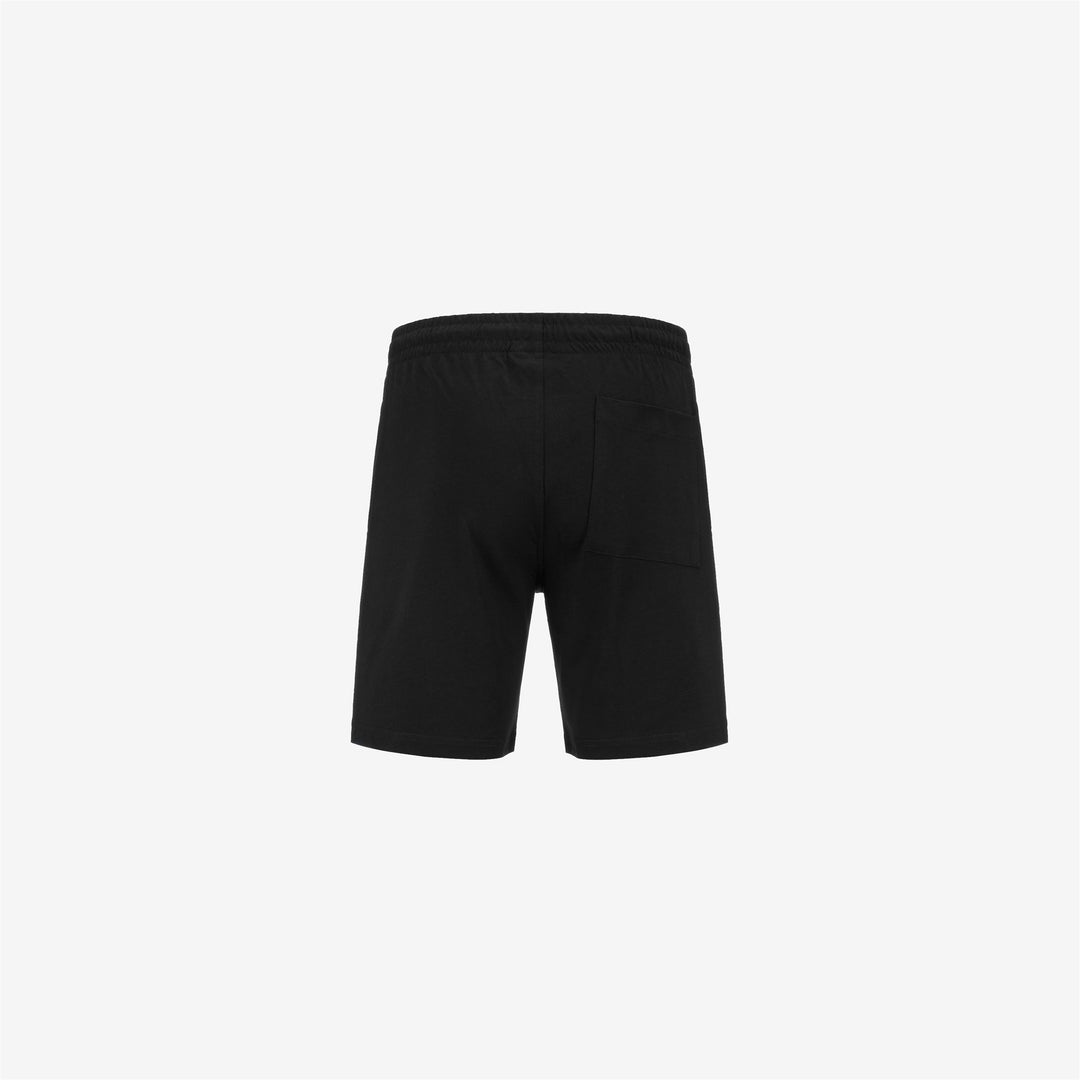 Shorts Unisex LAURENT JERSEY Sport  Shorts BLACK PURE Dressed Front (jpg Rgb)	