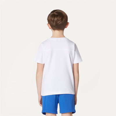 T-ShirtsTop Boy P. ROSIN T-Shirt WHITE Dressed Front Double		