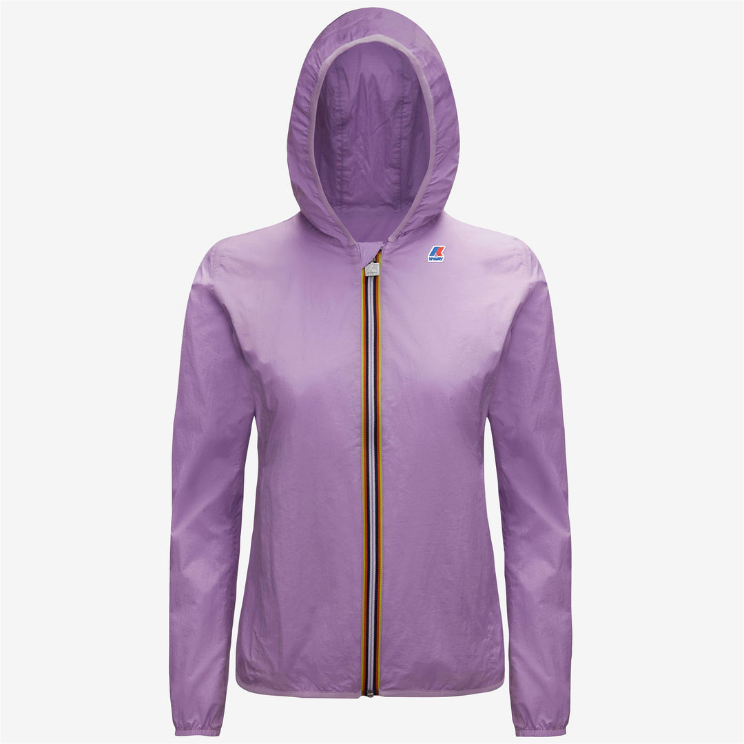 Jackets Woman LILY DOUBLE PETAL Short VIOLET PEONIA Dressed Front (jpg Rgb)	