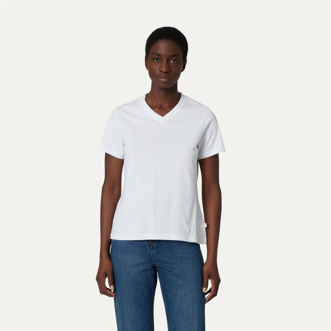 T-ShirtsTop Woman AMAL T-Shirt WHITE Dressed Back (jpg Rgb)		