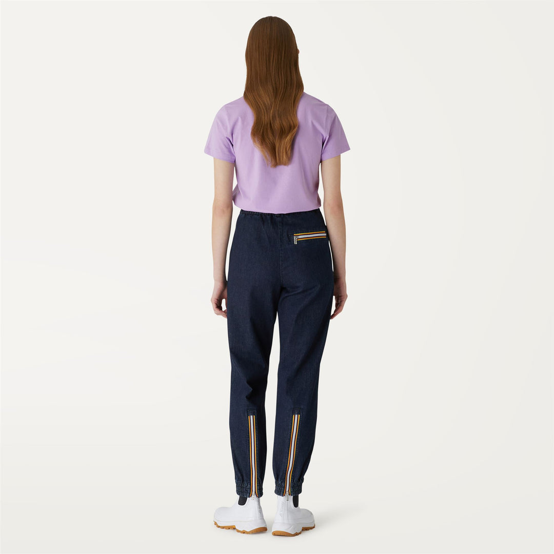 T-ShirtsTop Woman AMAL T-Shirt VIOLET PEONIA Dressed Front Double		
