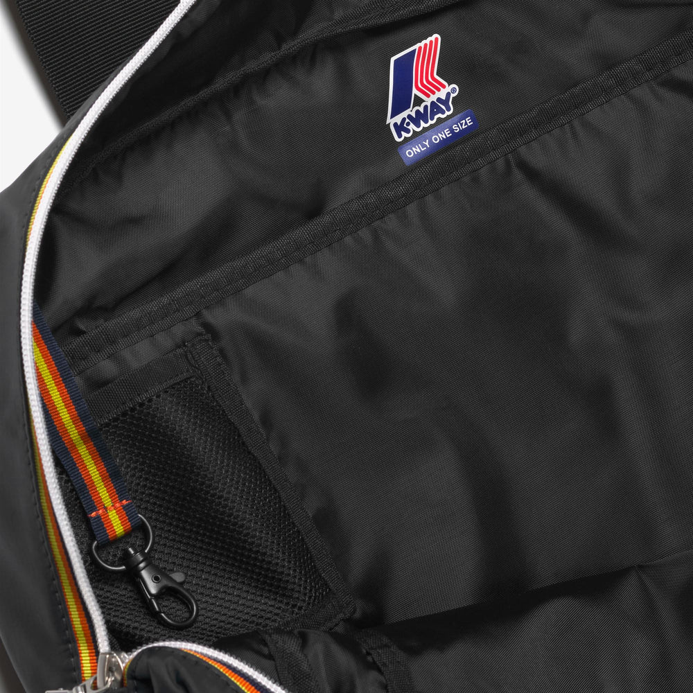 Black Grey Unisex Duffle Bag for City Trips with Utility Pockets 02