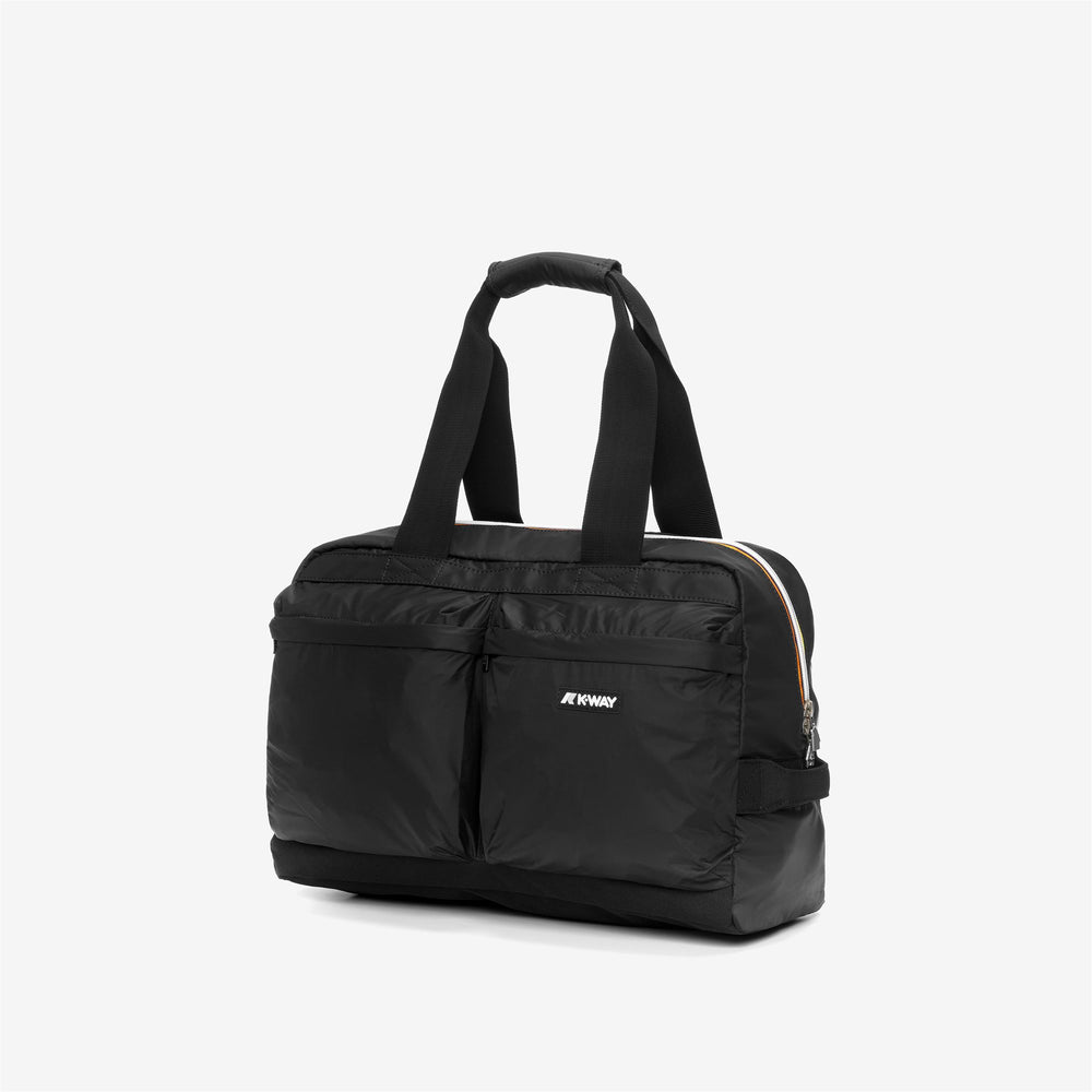 Bags Unisex ARDELU S Duffle BLACK PURE Dressed Front (jpg Rgb)	