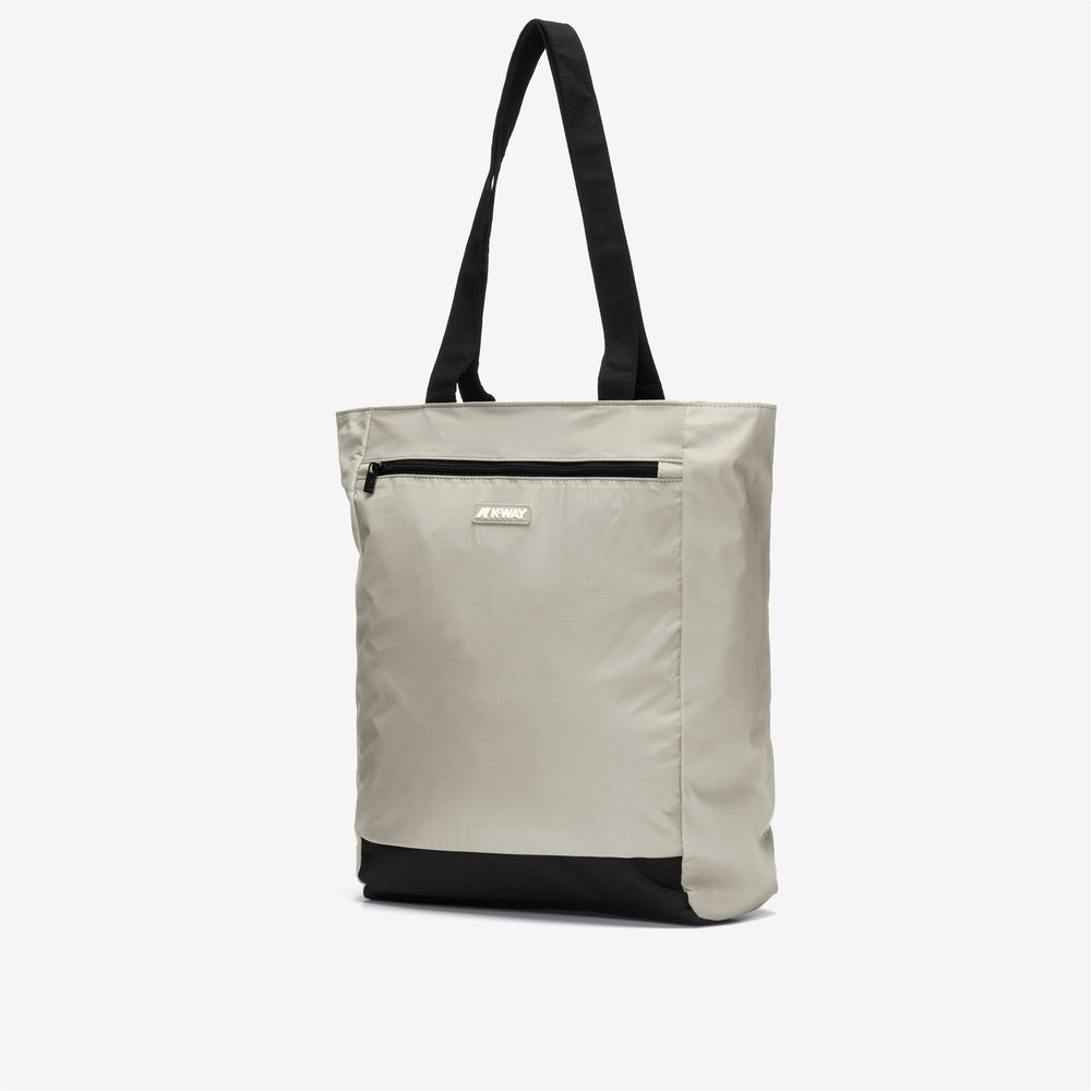Bags Unisex ELLIANT Shopping Bag BEIGE LT Dressed Front (jpg Rgb)	