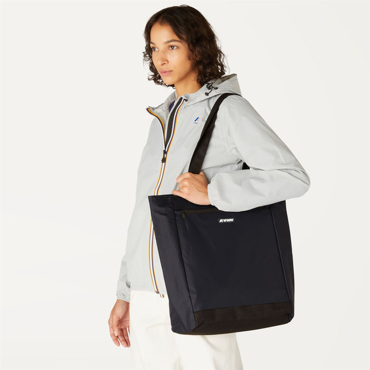 Bags Unisex ELLIANT Shopping Bag BLUE DEPTH Detail Double				