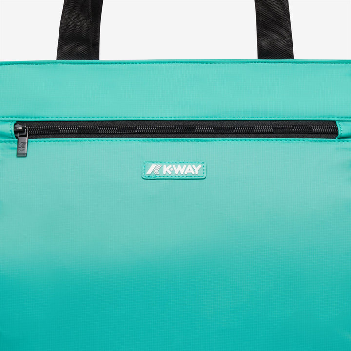 Bags Unisex ELLIANT Shopping Bag GREEN MARINE Dressed Side (jpg Rgb)		