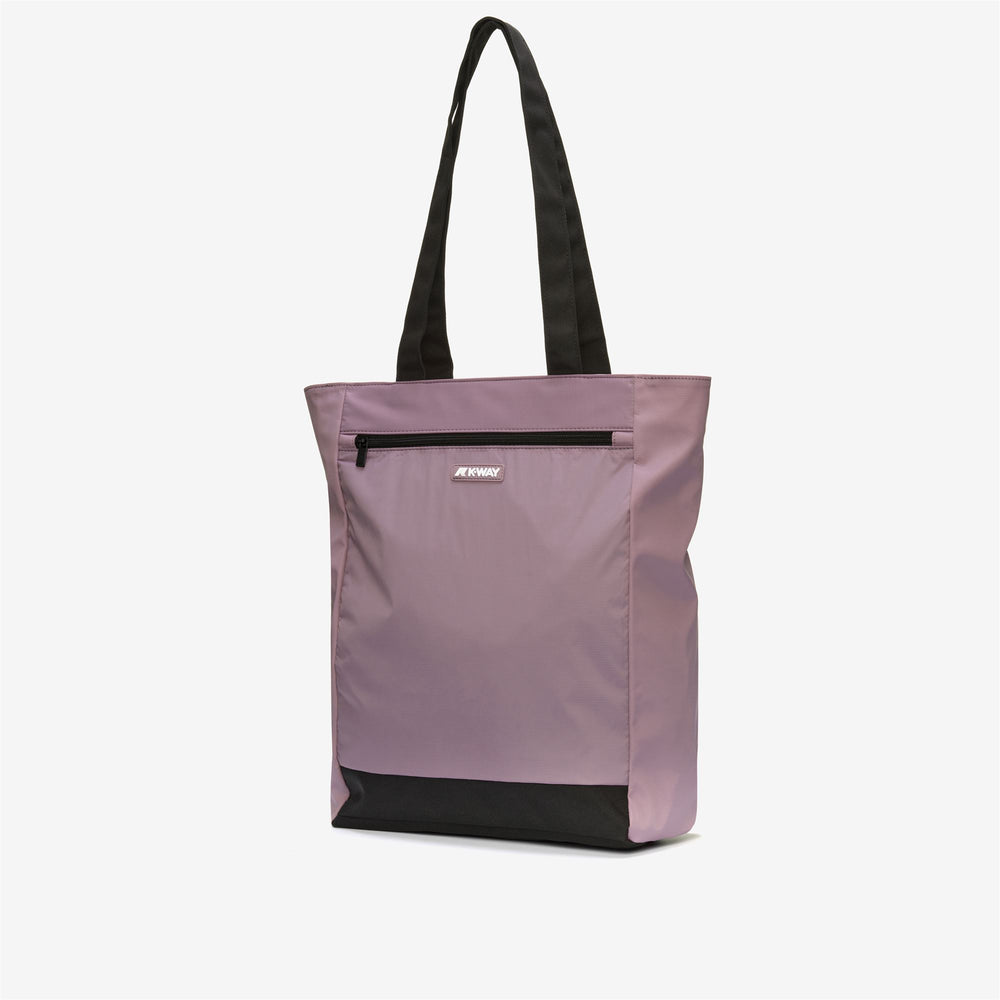 Bags Unisex ELLIANT Shopping Bag VIOLET DUSTY Dressed Front (jpg Rgb)	