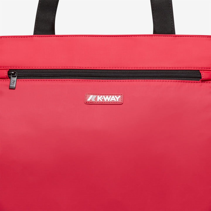 Bags Unisex ELLIANT Shopping Bag RED BERRY Dressed Side (jpg Rgb)		