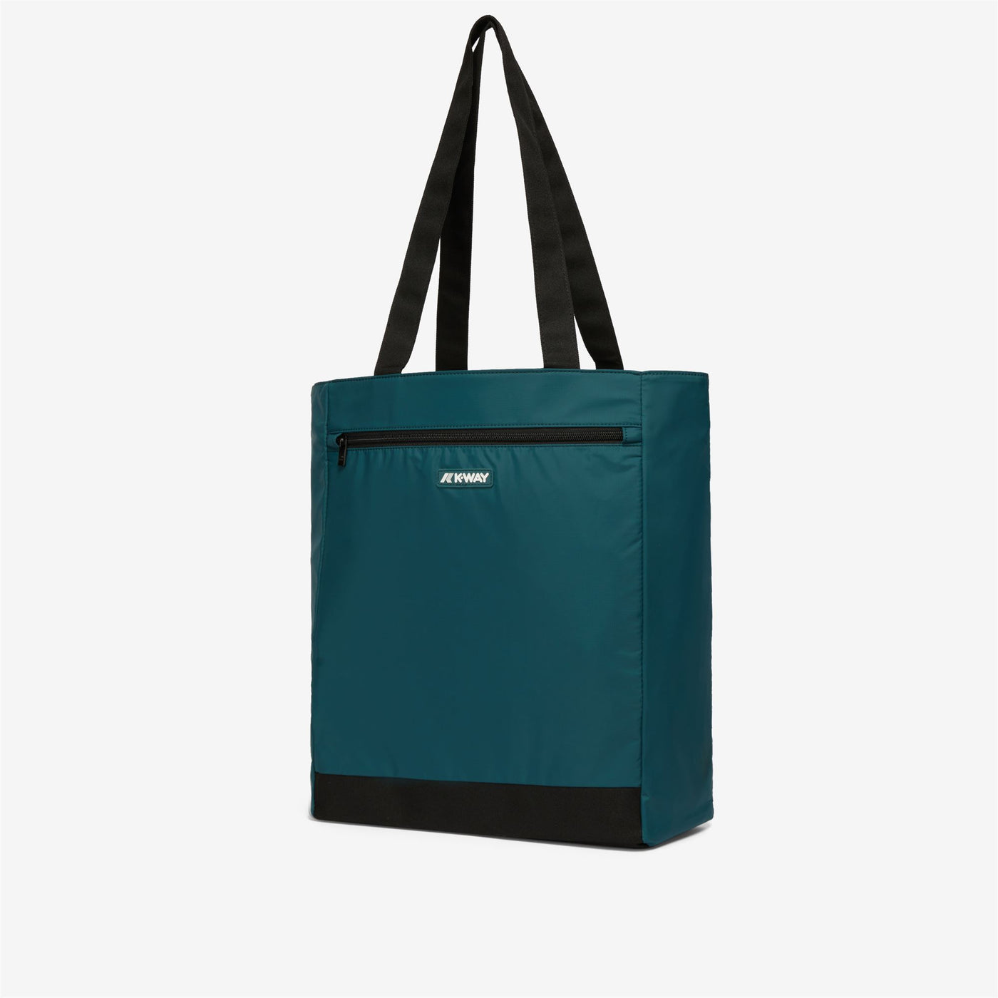 Bags Unisex ELLIANT Shopping Bag GREEN PETROL Dressed Front (jpg Rgb)	