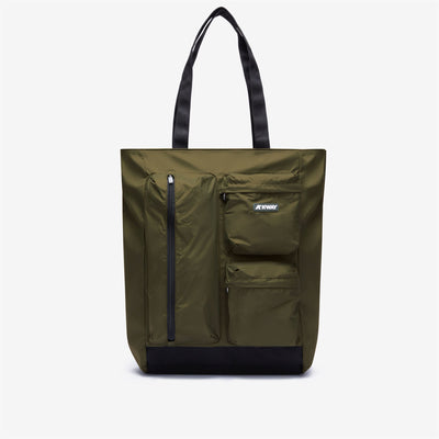 Bags Unisex LOREY Shopping Bag GREEN BLACKISH Photo (jpg Rgb)			