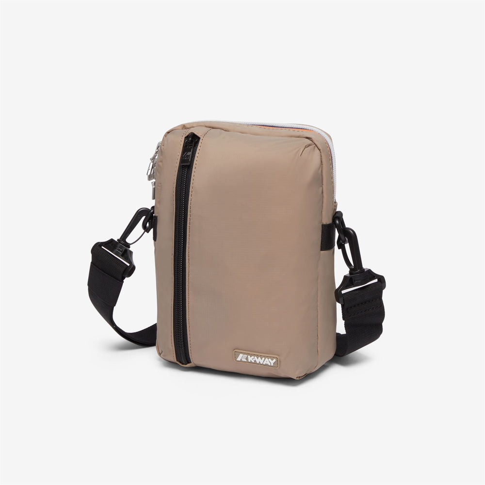 Bags Unisex BARBITON Shoulder Bag BEIGE TAUPE Dressed Front (jpg Rgb)	