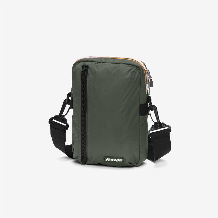 Bags Unisex BARBITON Shoulder Bag GREEN BLACKISH Dressed Front (jpg Rgb)	