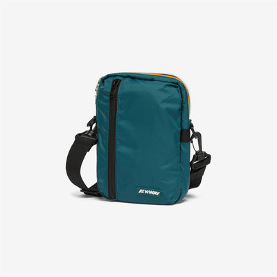 Bags Unisex BARBITON Shoulder Bag GREEN PETROL Dressed Front (jpg Rgb)	