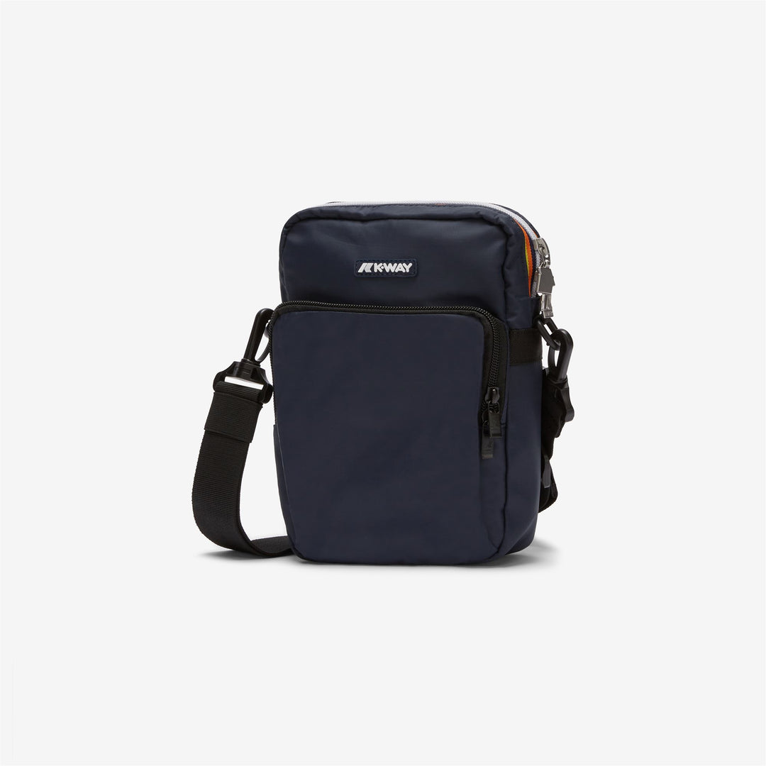 Bags Unisex ERLOY Shoulder Bag BLUE DEPTH Dressed Front (jpg Rgb)	