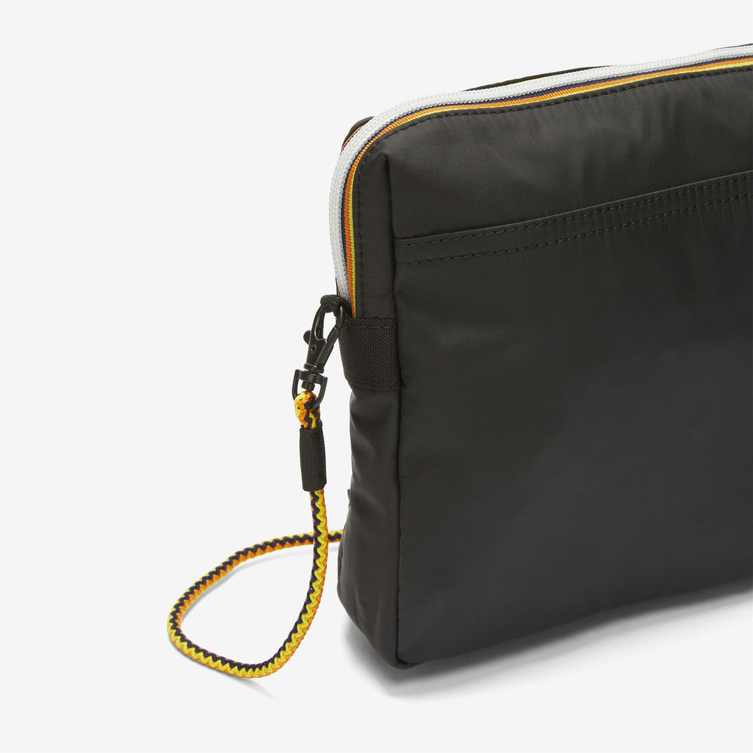 Bags Unisex MERAL Pouch Bag BLACK PURE Dressed Side (jpg Rgb)		