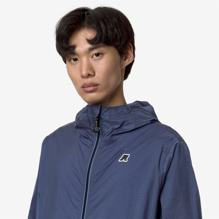 Giacca Antivento Packable Unisex Blu per Attività all'Aperto 3