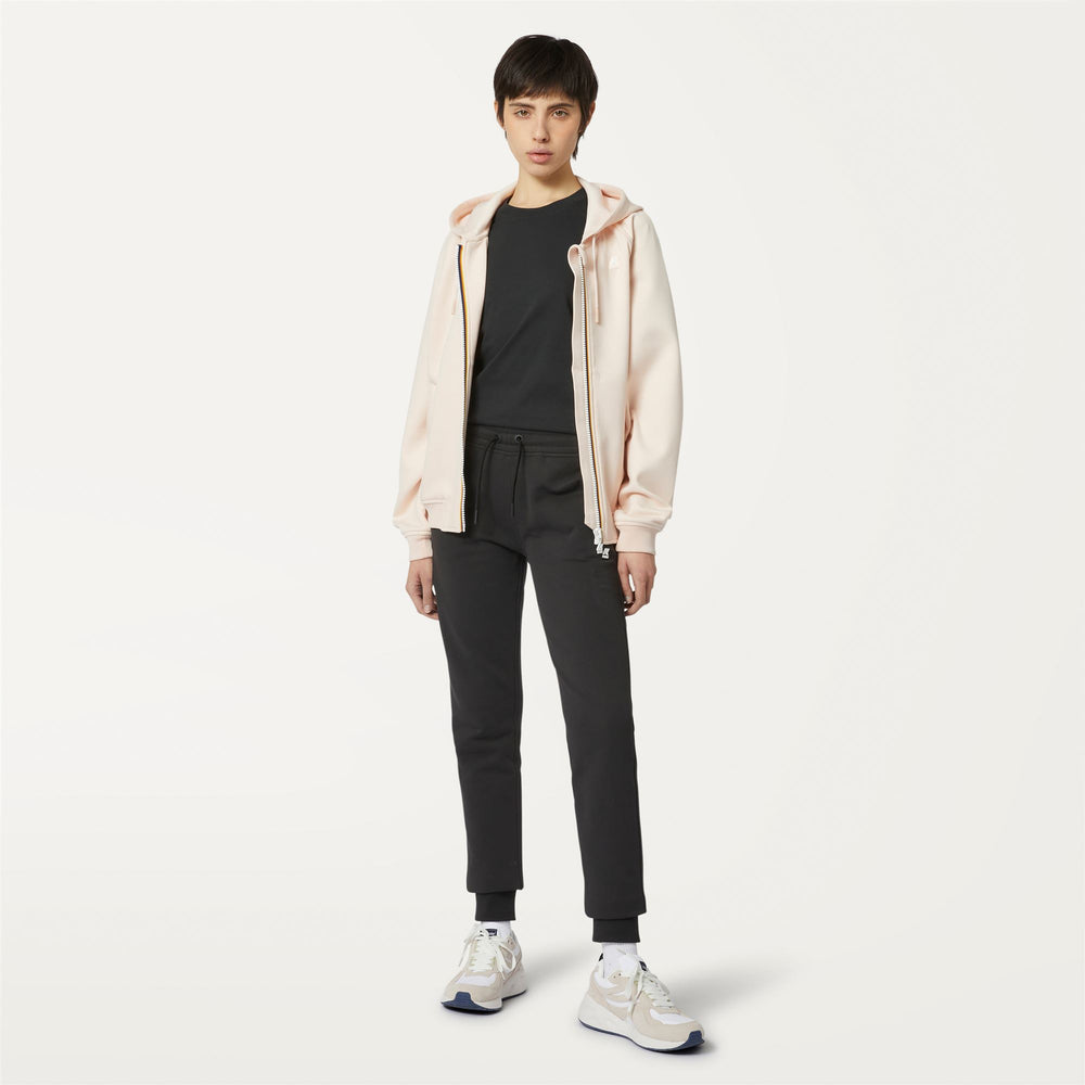 Black Grey Women's Fleece Sport Trousers for City Leisure 02