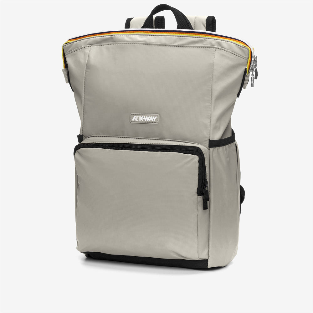 Bags Unisex MAIZY Backpack BEIGE LT Dressed Front (jpg Rgb)	