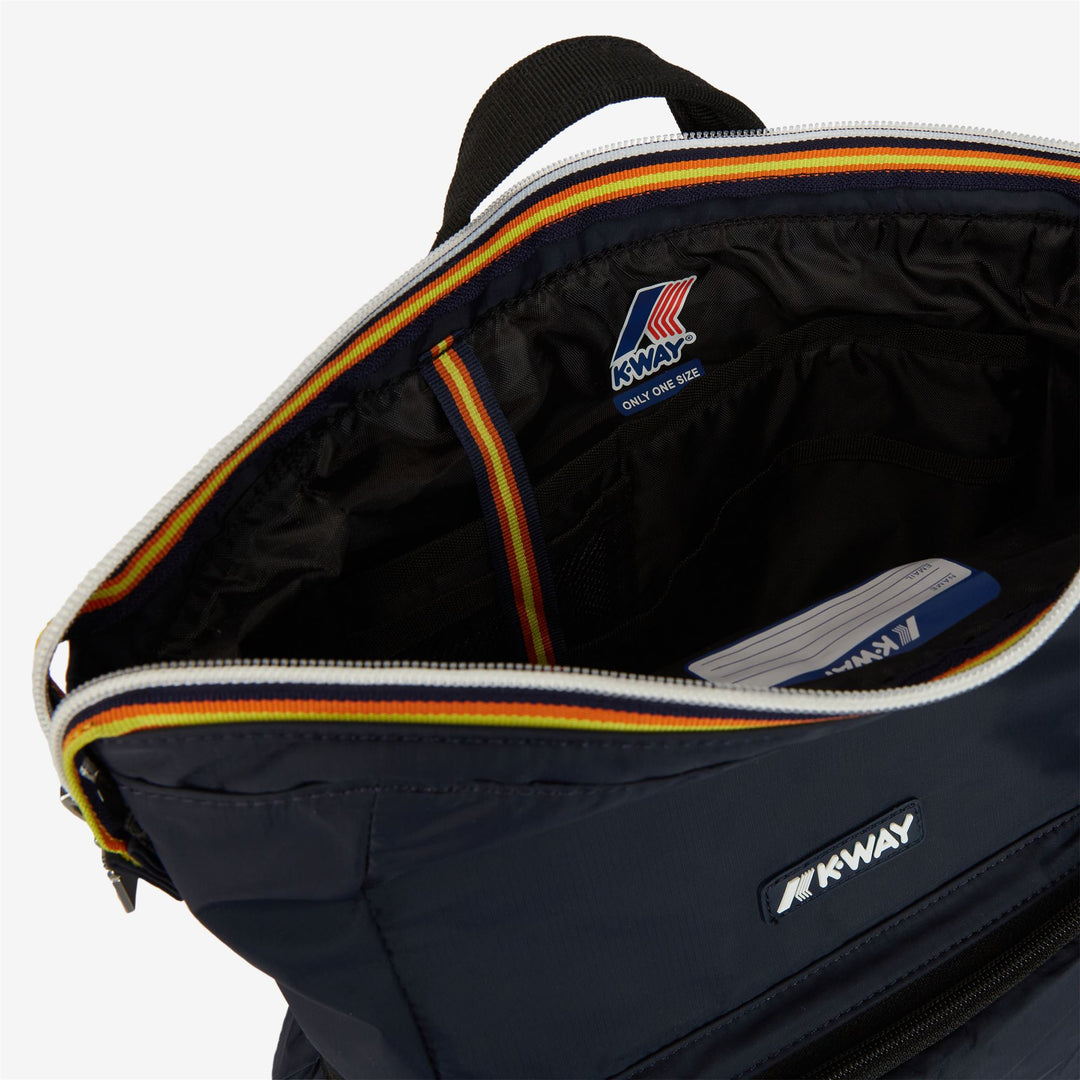 Bags Unisex MAIZY Backpack BLUE DEPTH Dressed Side (jpg Rgb)		