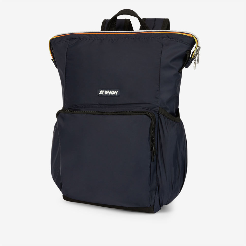 Bags Unisex MAIZY Backpack BLUE DEPTH Dressed Front (jpg Rgb)	