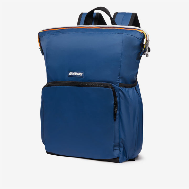 Bags Unisex MAIZY Backpack BLUE DEEP Dressed Front (jpg Rgb)	