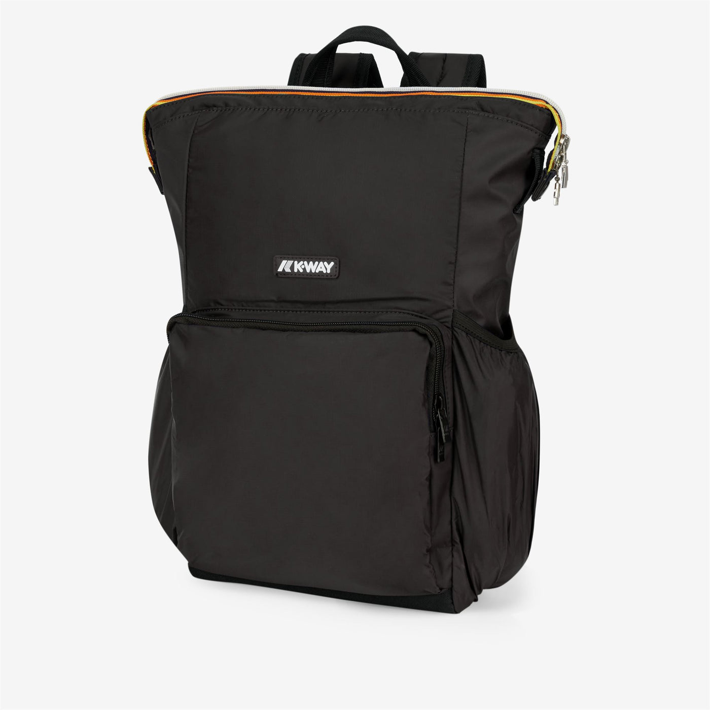 Bags Unisex MAIZY Backpack BLACK PURE Dressed Front (jpg Rgb)	
