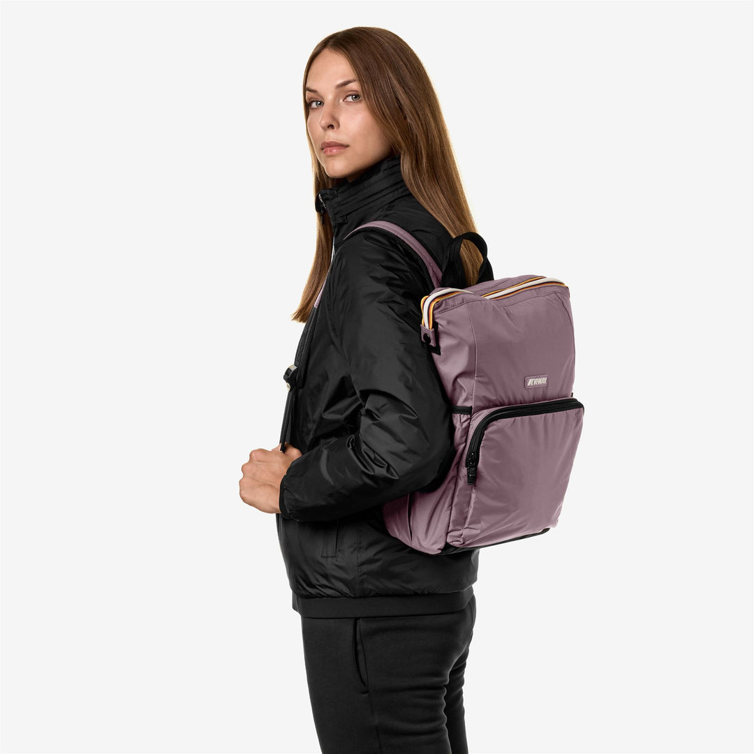 Bags Unisex MAIZY Backpack VIOLET DUSTY Detail (jpg Rgb)			