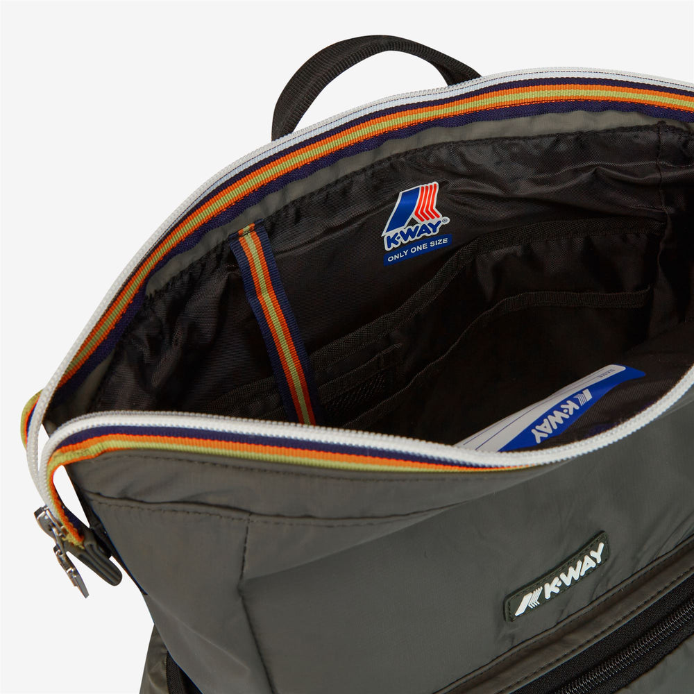 Blackish green Unisex City Backpack with Padded Laptop Sleeve 02