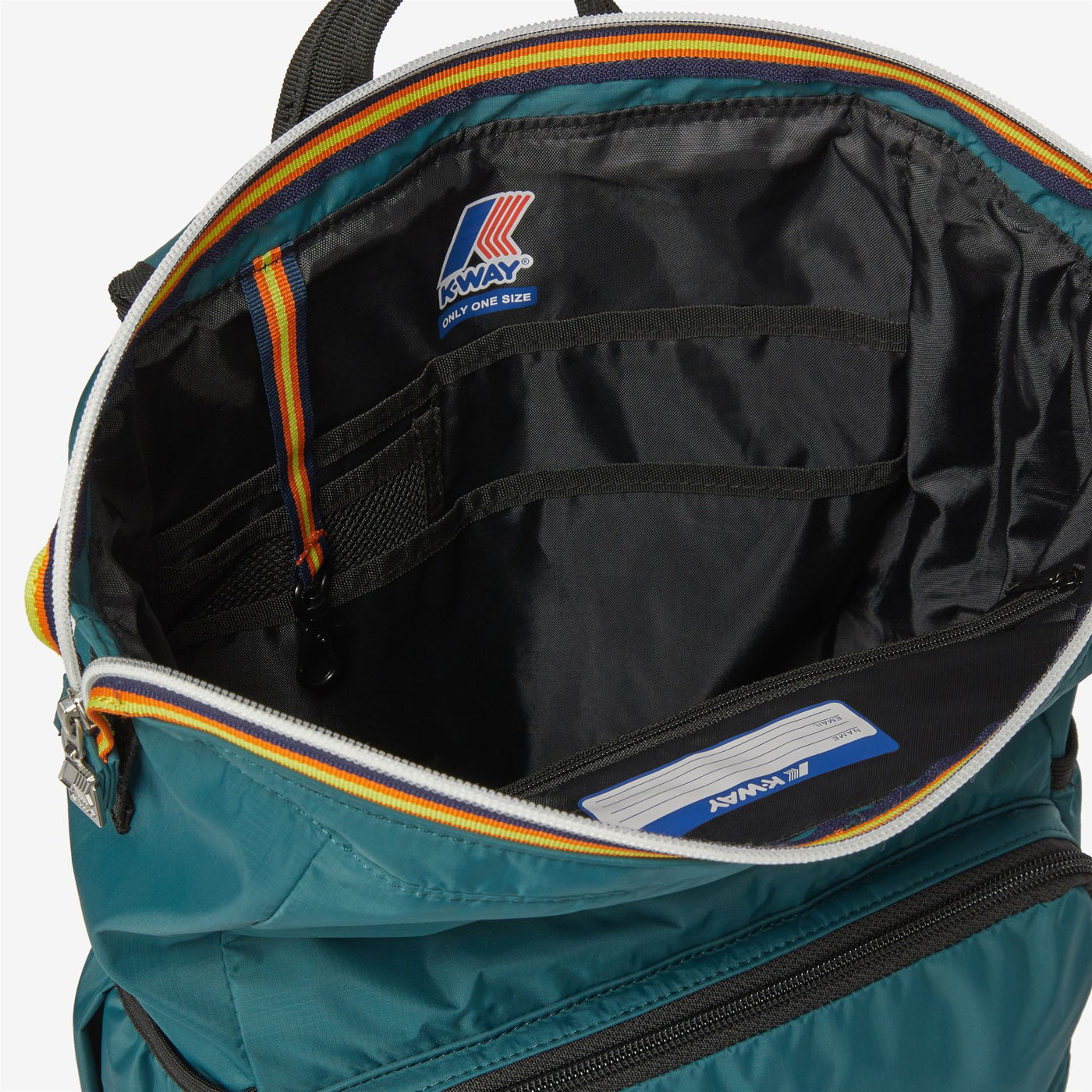 Bags Unisex MAIZY Backpack GREEN PETROL Dressed Side (jpg Rgb)		