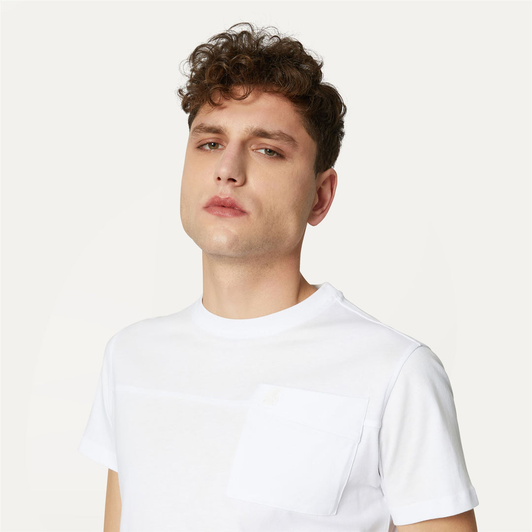 T-ShirtsTop Man ROSIN T-Shirt WHITE Detail Double				