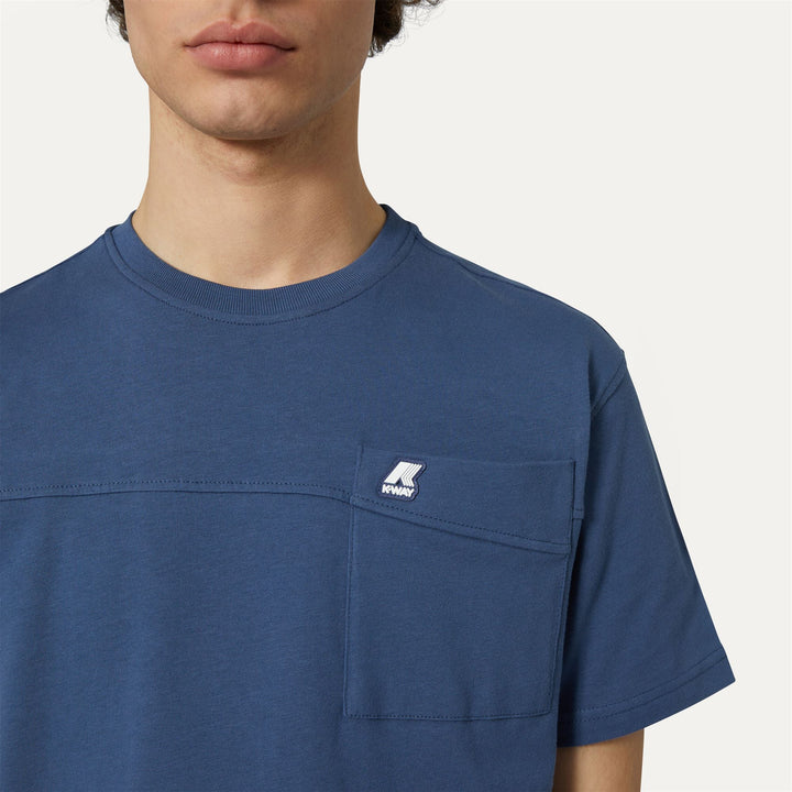 T-ShirtsTop Man ROSIN T-Shirt BLUE INDIGO Detail Double				