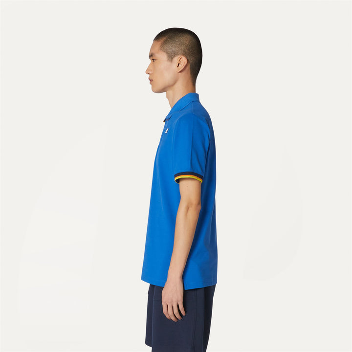 Polo Shirts Man VINCENT Polo BLUE ROYAL MARINE Detail (jpg Rgb)			