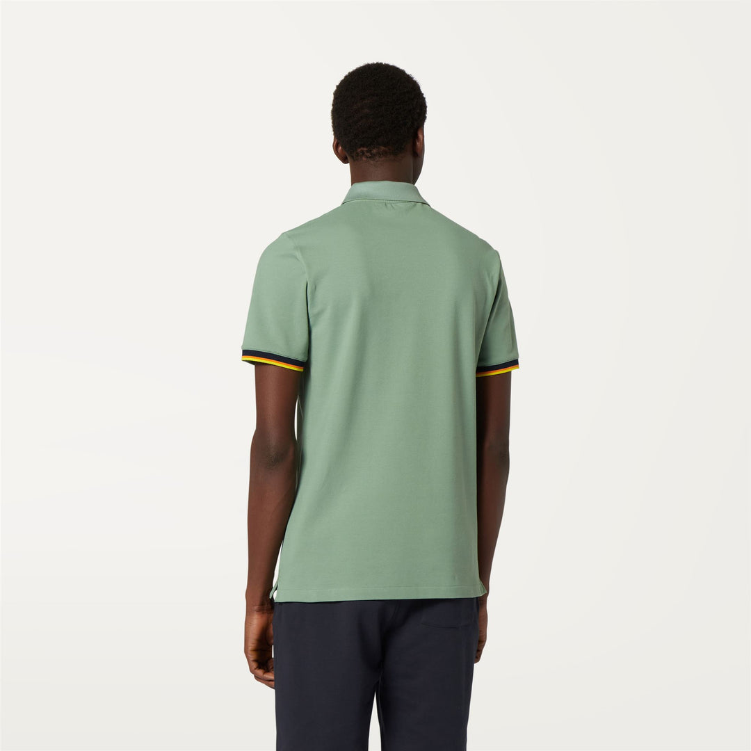 Polo Shirts Man VINCENT Polo GREEN BAY Dressed Front Double		
