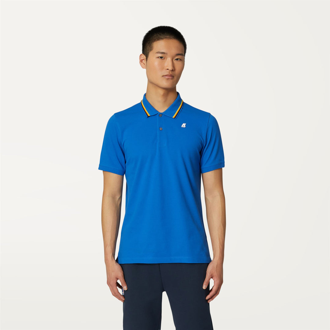 Polo Shirts Man JUD Polo BLUE ROYAL MARINE Dressed Back (jpg Rgb)		