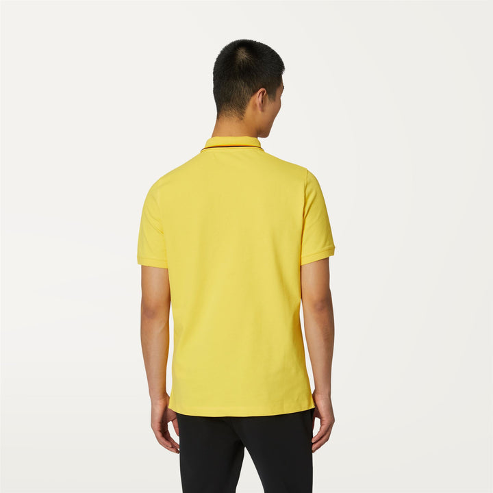 Polo Shirts Man JUD Polo YELLOW SUNSTRUCK Dressed Front Double		