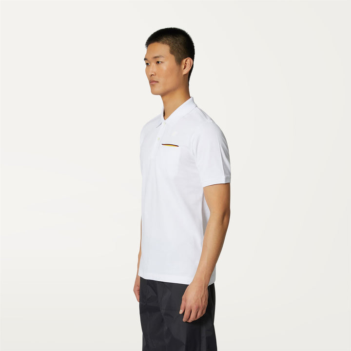 Polo Shirts Man BRIAC Polo WHITE Detail (jpg Rgb)			