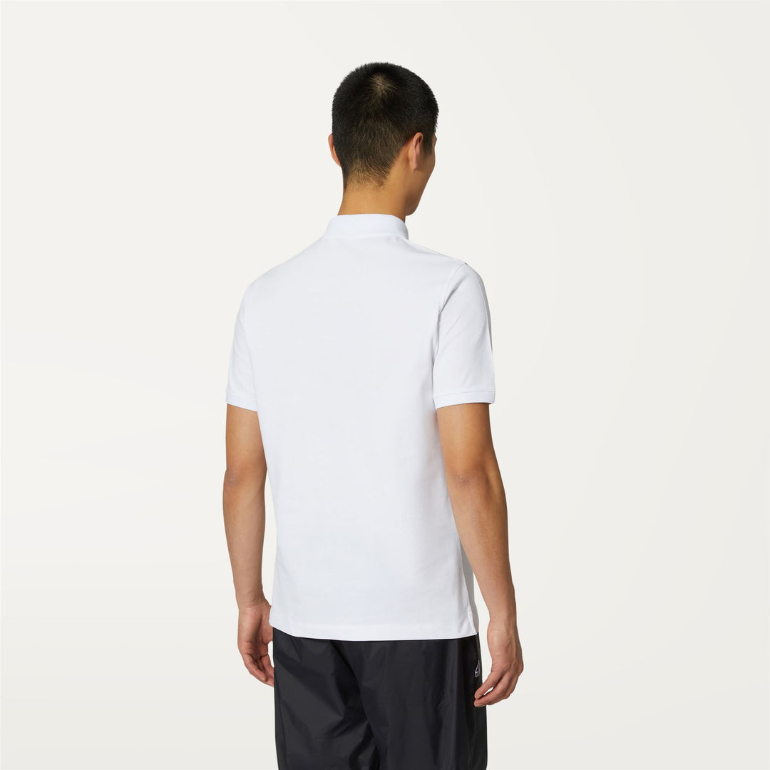 Polo Shirts Man BRIAC Polo WHITE Dressed Front Double		
