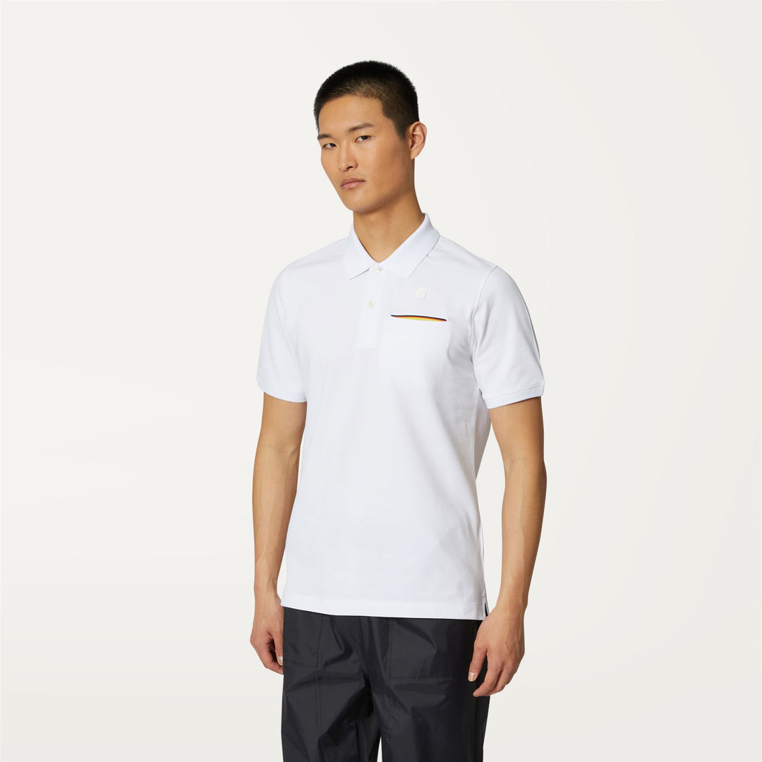 Polo Shirts Man BRIAC Polo WHITE Dressed Back (jpg Rgb)		