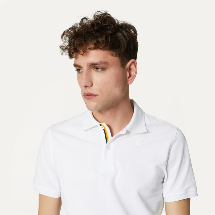 Polo Shirts Man VINNIE Polo WHITE Detail Double				
